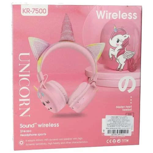  KR Bluetooth Headphones 7500 Unicorn edition