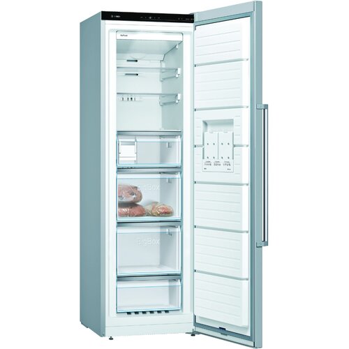 Bosch Series 6, free-standing freezer, 186 x 60 cm, Stainless steel (with anti-fingerprint), GSN36AIEP Cene