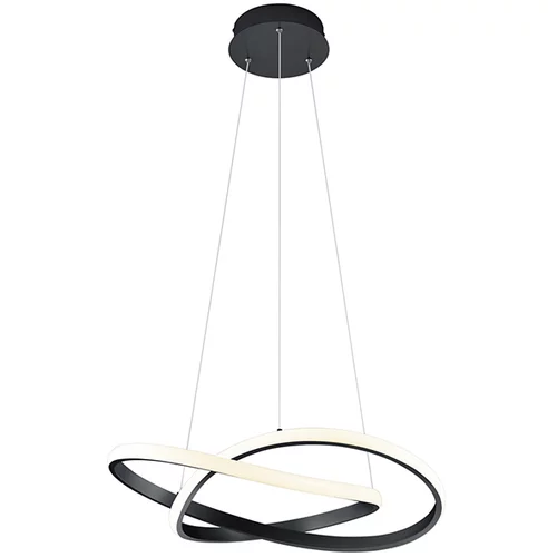 Trio Leuchten Dizajn viseča svetilka črna, vključno s 3-stopenjsko LED zatemnitvijo - Koers