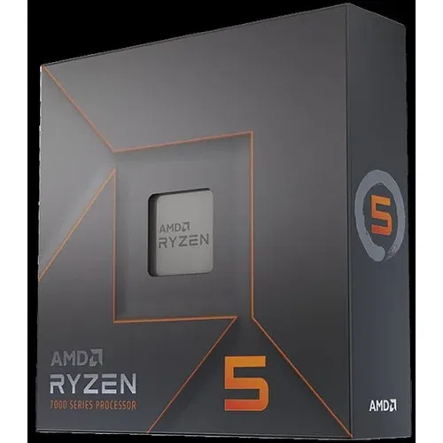AMD CPU Desktop Ryzen 5 6C/12T 7600X 4.7/5.0GHz Boost38MB105WAM5 box with Radeon Graphics