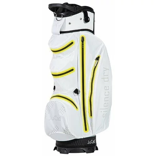 Jucad Silence Dry White/Yellow Golf torba Cart Bag
