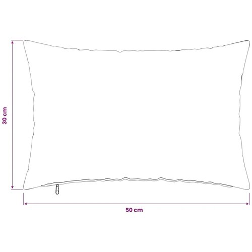  Presvlaka za jastuk 6 kom. HEERLEN Plava 30 x 50 cm - Osnovni Plava 6 Slike