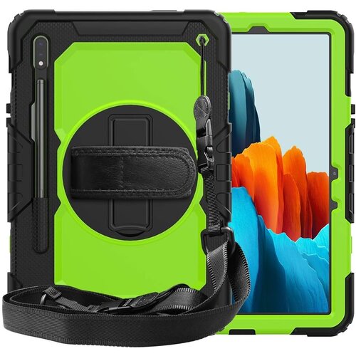 JTech Ohi&scaron;je za Samsung Galaxy Tab S8/S7 11" z naramnico Zeleno, (22025542) Cene