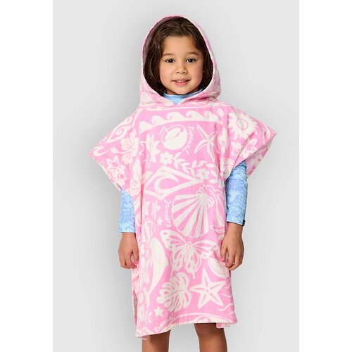 Rip Curl Mixed Snap Hooded Towel-Girl Surf poncho pink Cene