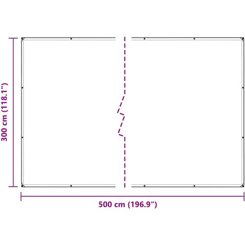  Pokrivač za biljke s u&amp;scaron;icama 3x5 m PVC Slike