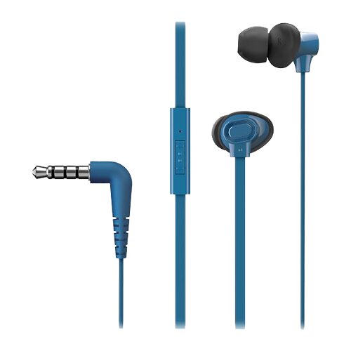 Panasonic slu&amp;scaron;alice RP-TCM130E-A plave, in ear, mikrofon Slike