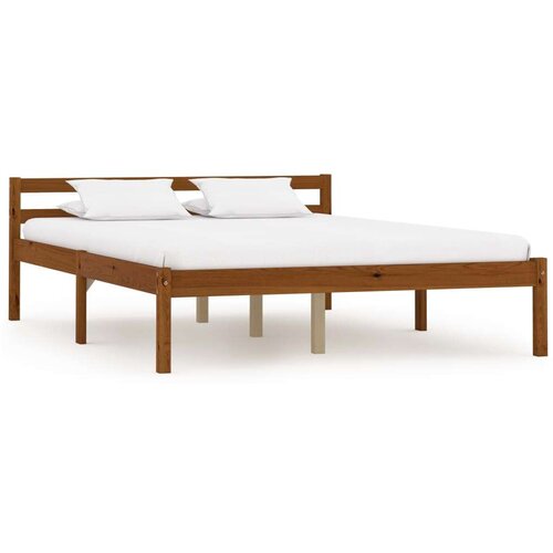  Za krevet od masivne borovine boja meda 120 x 200 cm Slike