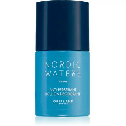 Oriflame Nordic Waters dezodorant roll-on za moške 50 ml