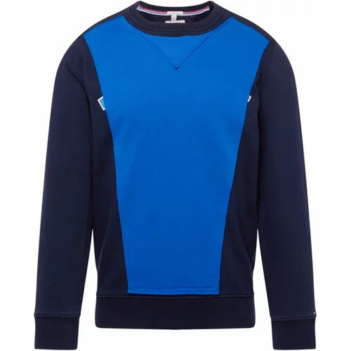 Tommy Remixed Sweater majica morsko plava / kraljevsko plava / bijela