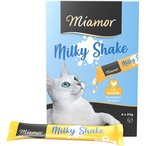 Miamor Milky Shake pi&amp;scaron;čanec - 4 x 20 g Slike