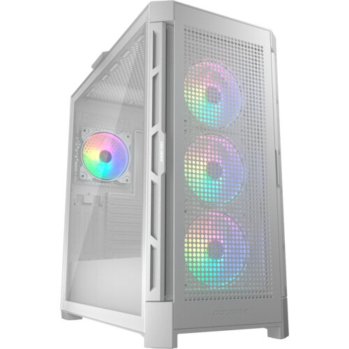 COUGAR GAMING COUGAR | Duoface Pro RGB White | PC Case | Mid Tower / TG & Airflow Front Panel / 4 x ARGB Fans... Cijene