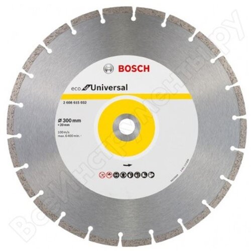 Bosch Dijamantska rezna ploča ECO For Universal 2608615032, 300x20x3.2x8 Cene