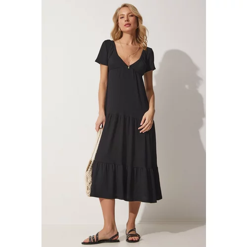 Happiness İstanbul Dress - Black - A-line