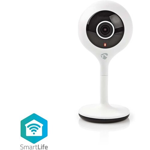 Nedis WIFI notranja kamera FULL HD, WIFICI06CWT, bela Slike