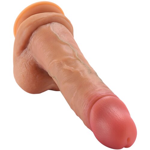 FeelSkin ultrarealistični dildo s testisima - prirodne boje (23 cm) Slike
