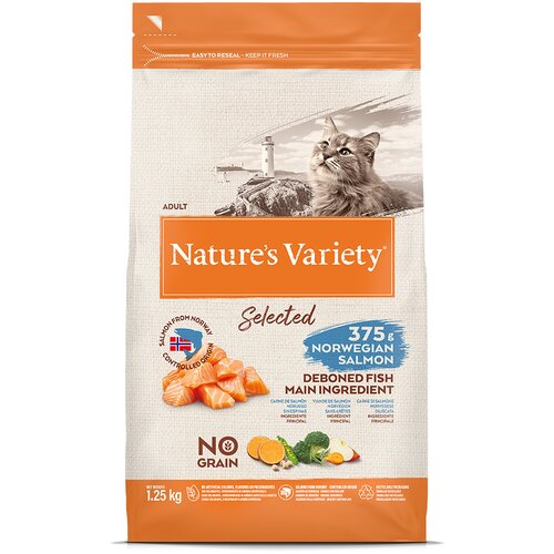 Nature&amp;#039;s Variety Selected norve&amp;scaron;ki losos - Varčno pakiranje: 2 x 1,25 kg Slike