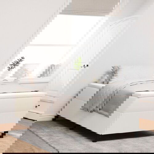 VidaXL Krevet Krem Drvo 80 x 200 cm Krevet s platformom Pravokutni Slike
