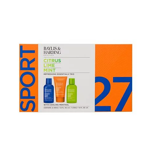 Baylis & Harding citrus lime & mint refreshing essentials trio gel za tuširanje 100 ml za muškarce
