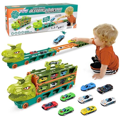 Woopie kamion dinosaur s trkaćom stazom 2,1 m za autiće Cijene