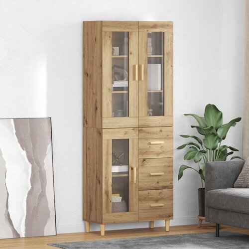  Highboard Umjetnički hrast 69,5 x 34 x 180 cm Konstruirano drvo Cijene