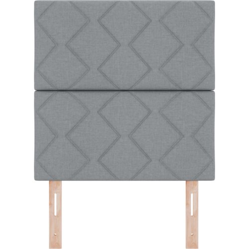 VidaXL led uzglavlje dizajn dijamantskih blokova svjetlosivo 80 cm tkanina, uzglavlje dizajn dijamantskih blokova svjetlosivo 160 cm tkanina Slike
