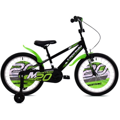 Capriolo bicikl za decu mustang, 20"/10.5", crni Cene