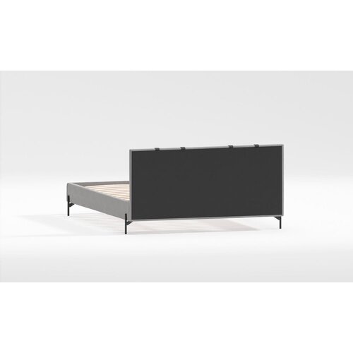 Ropez Svijetlo sivi tapecirani bračni krevet s podnicom 180x200 cm Tulsa &amp;ndash; Slike