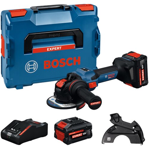 Bosch EXWX18V-15S (2xEXBA18V-80, EXAL18V-160, l-boxx) akumulatorska ugaona brusilica sa sistemom x-lock expert 06019M6101 Cene