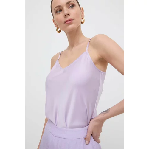Armani Exchange Bluza za žene, boja: ljubičasta, bez uzorka