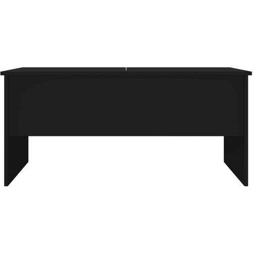  Stolić za kavu crni 102x50,5x46,5 cm od konstruiranog drva Slike