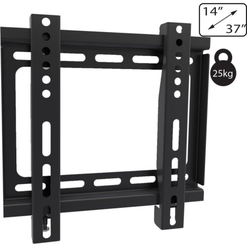 Amiko Nosač zidni za TV prijemnik 14" - 37", 25 kg, 1D - Wallmaster 14-37 FIX Cijene