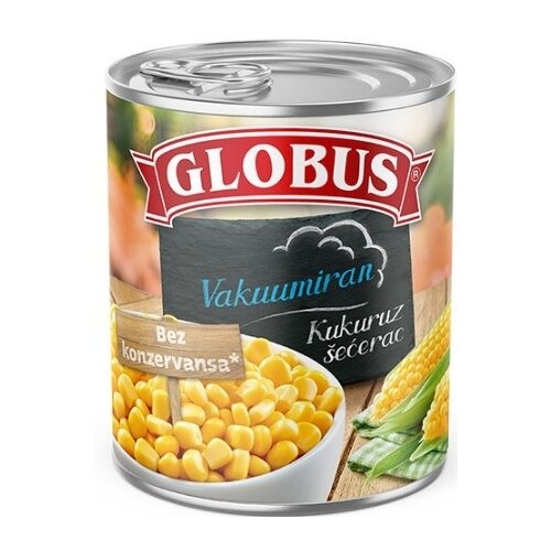 Globus kukuruz slatki vakumirani 340G Slike