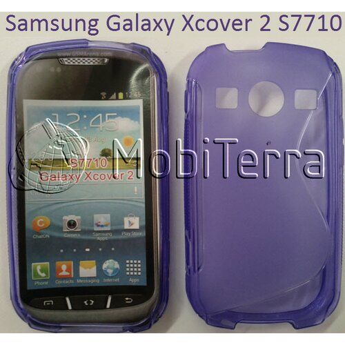  Gumijasti / gel etui S-Line za Samsung Galaxy Xcover 2 S7710 - vijolični Slike