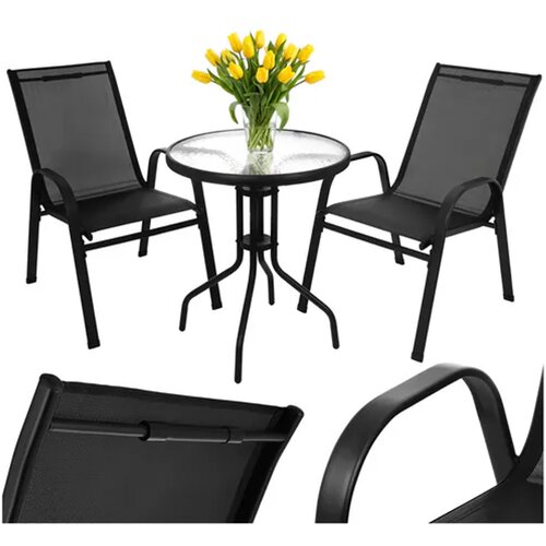 Gardlov set balkonskog namje&amp;scaron;taja - stol + 2 stolice Slike
