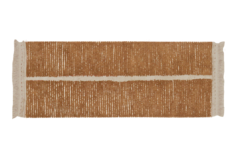 Lorena Canals Ciglasta/bež pamučna staza 80x230 cm Duetto Toffee &amp;ndash; Slike