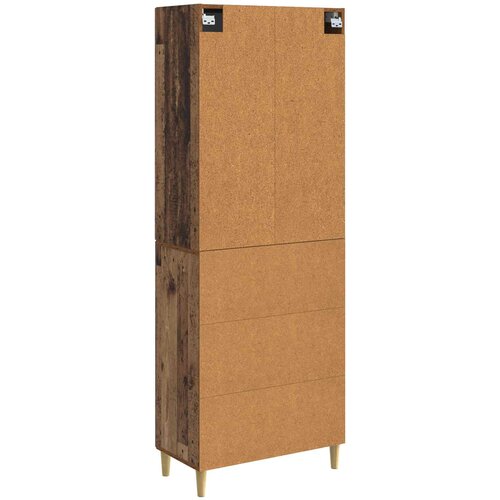  Set ormara 2 kom. Staro drvo Konstruirano drvo Smeđa 66 x 34,5 x 90 cm Slike