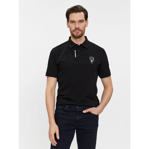 Karl Lagerfeld Polo majica 745401 541233 Črna Regular Fit