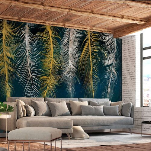  Tapeta - Gilded Feathers 150x105 Slike