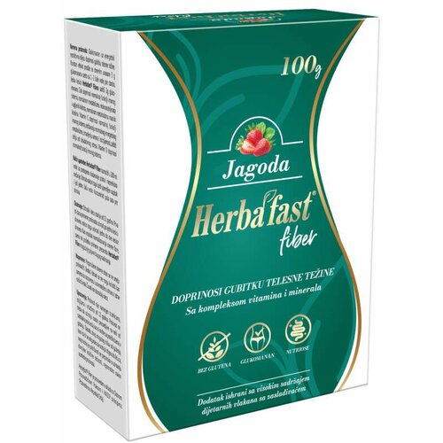 Herbafast fiber - jagoda, 10 kesica Cene