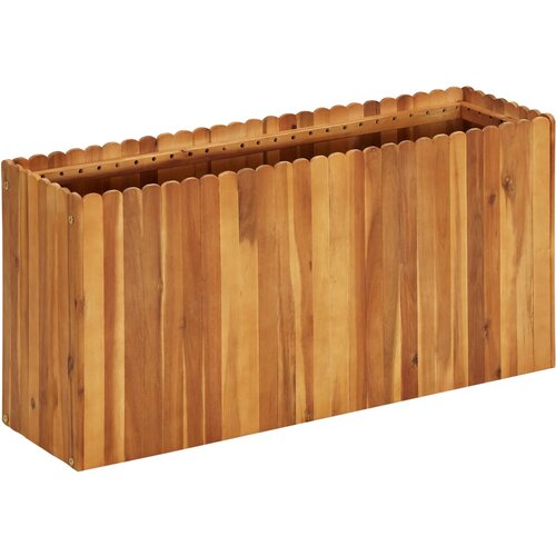 vidaXL Visoka greda 100x30x50 cm trden akacijev les Cene
