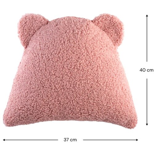 Wigiwama Rožnata otro&amp;scaron;ka sedežna blazina boucl&amp;eacute; Bear &amp;ndash; Slike