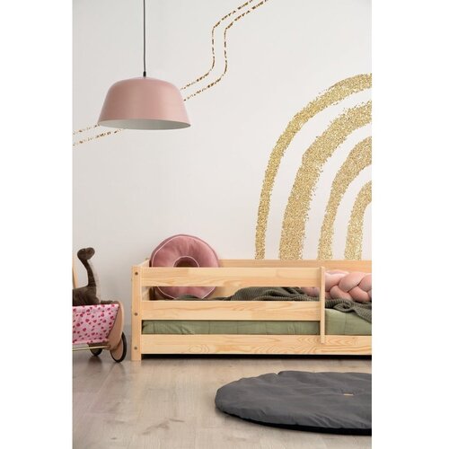 Adeko Dječji krevet od masivnog bora 80x160 cm u prirodnoj boji Mila CPD &amp;ndash; Slike