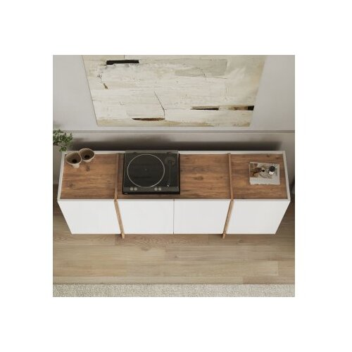 Hanah home Komoda s ladicama, 180x80x45cm, Bijela Slike