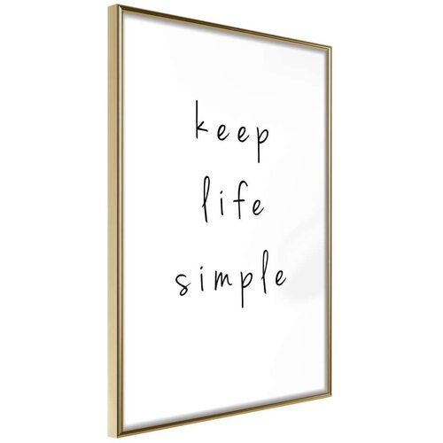  Poster - Simple Life 30x45 Slike