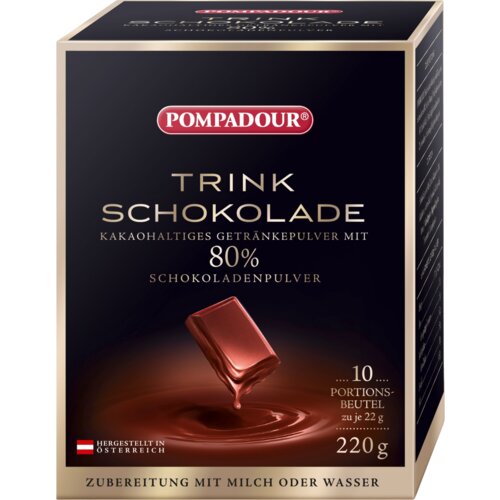  Prašek za vročo čokolado, 80% - 220 g (porcijska vrečka) Cene