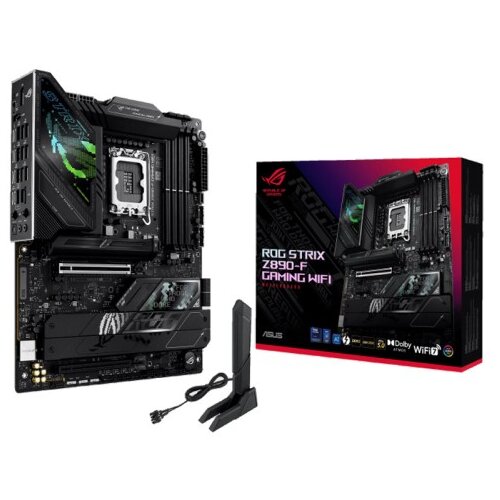 Asus ROG STRIX Z890-F GAMING WIFI LGA1851 DDR5 RGB gaming ATX osnovna plo&scaron;ča Cene