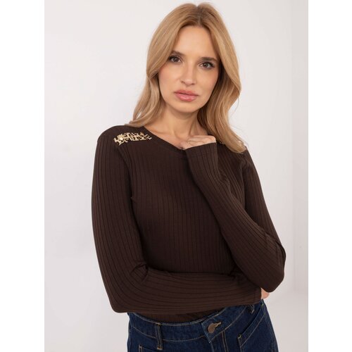 RELEVANCE Blouse-RV-BZ-A-210.43-dark brown Slike