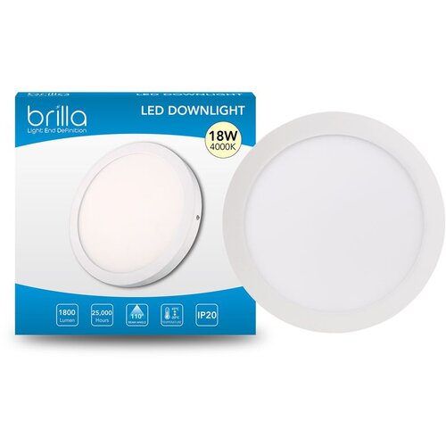 BRILLA LED SLIM NADGRADNI PANEL OKRUGLI 18W Cene
