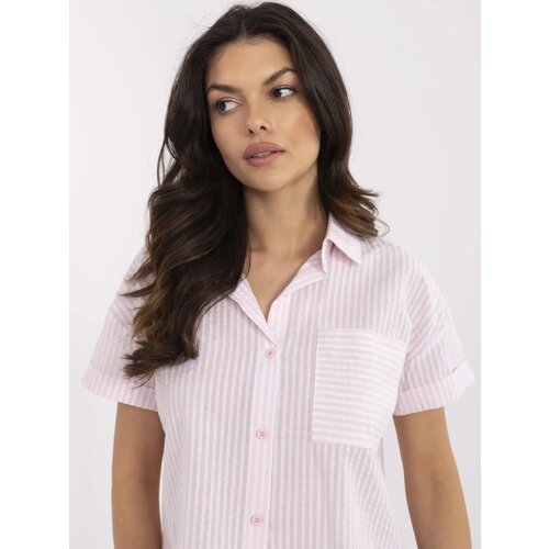 Vinceotto Shirt-NM-KS-KA-01148.50P-White-Pink Cene