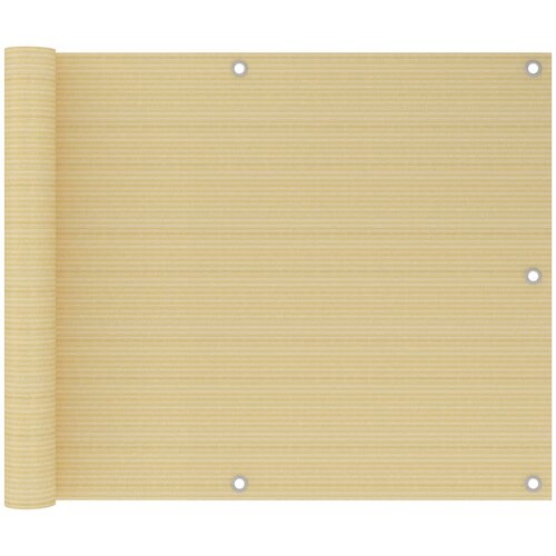 vidaXL balkonski zastor bež 75 x 400 cm HDPE Cene